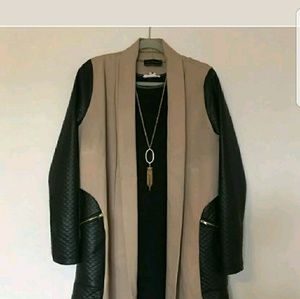 💥Super Cute Tan Boutique Moto Jacket💥